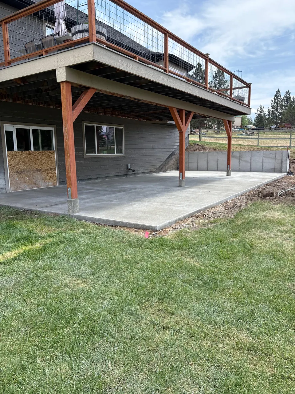 Patio construction by Handy's Construction LLC in Missoula, MT
