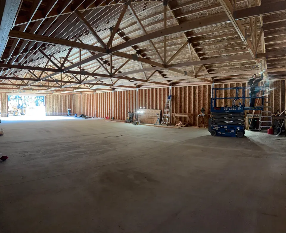 Warehouse interior construction project by Handy's Construction in Missoula MT
